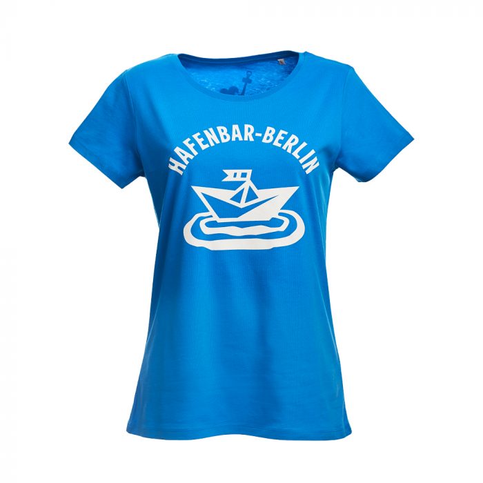 Damen T-Shirt „Hafenbar"azur