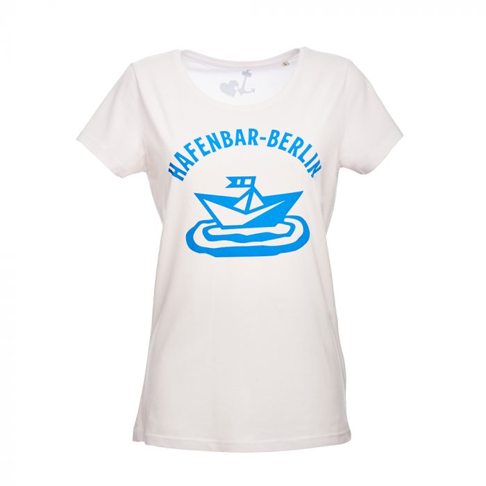 Damen T-Shirt „Hafenbar"weiß