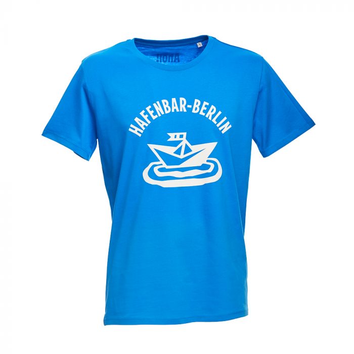Herren T-Shirt „Hafenbar"azur