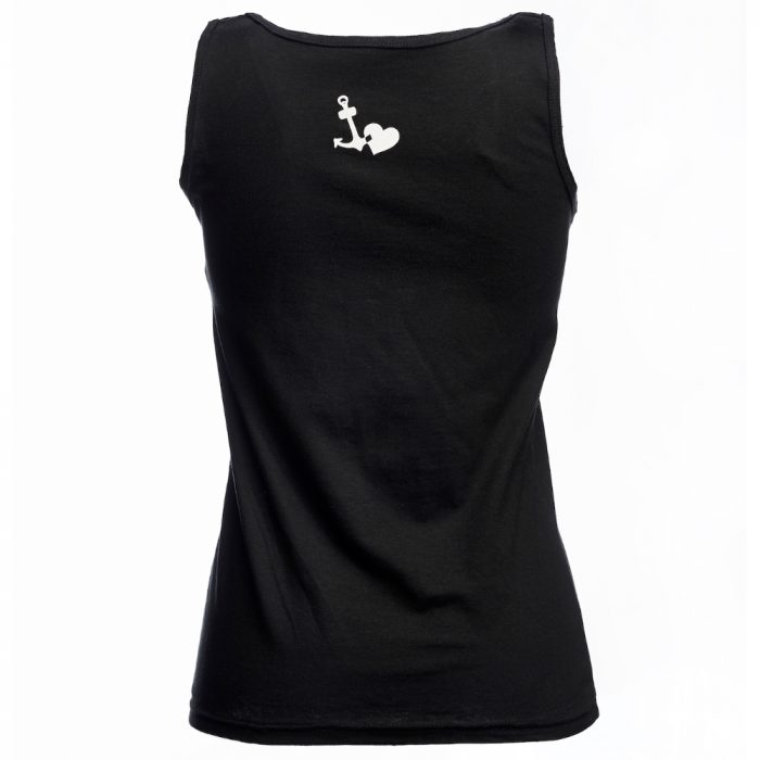 Herren Tanktop „Hafenbar" schwarz – Bild 2