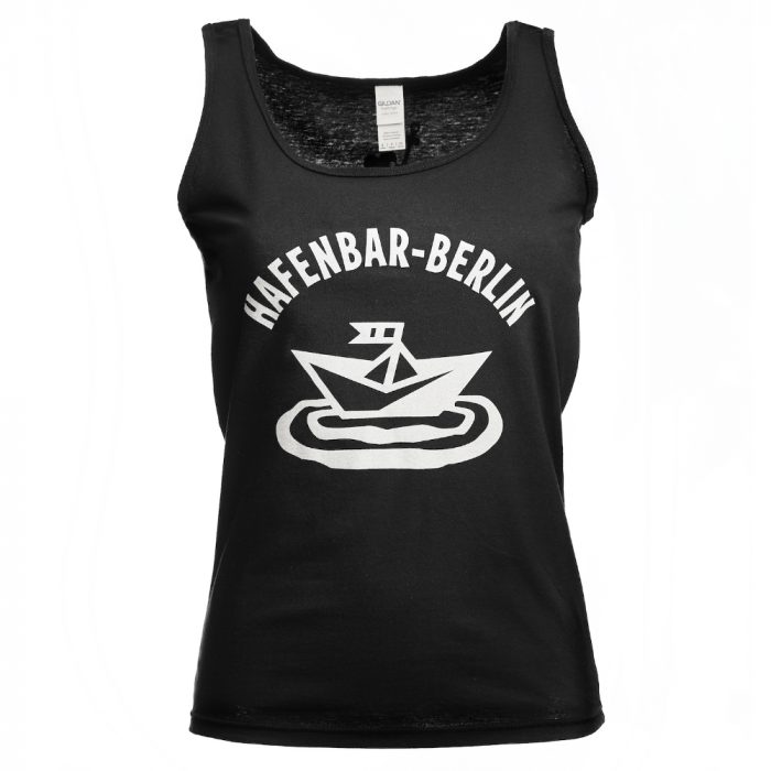 Herren Tanktop „Hafenbar" schwarz